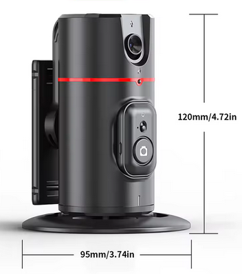 Stabilisateur téléphone, suivi visage par l'IA à 360° - P02